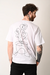 REMERA OVERSIZE BORDADA PLANTS BLANCA
