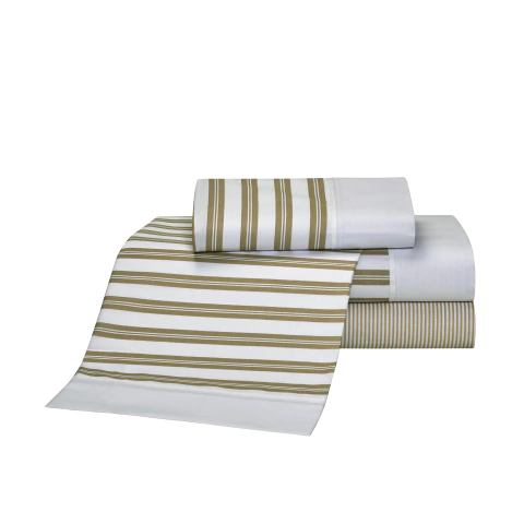 Juego de Sábanas 144 Hilos Danubio Stripes - Diseño 810