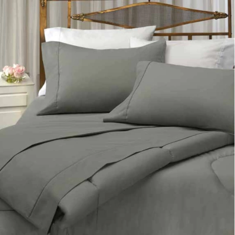 Juego Sábanas Cannon Fieldcrest 144 hilos 100% Algodón - Gris 900 - comprar online