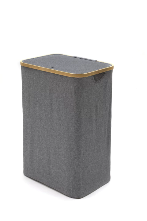 Cesto Organizador Bamboo - Gris - comprar online