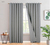 Juego de Cortinas Blackout 100% Textil Presilla Oculta - Gris oscuro - comprar online