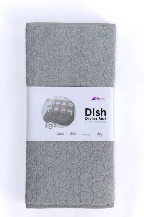 Paño escurridor de platos absorbente - Gris Claro - comprar online