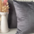 Funda de Almohadon Gamuza - Gris Oscuro en internet