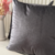 Funda de Almohadon Gamuza - Gris Oscuro - tienda online