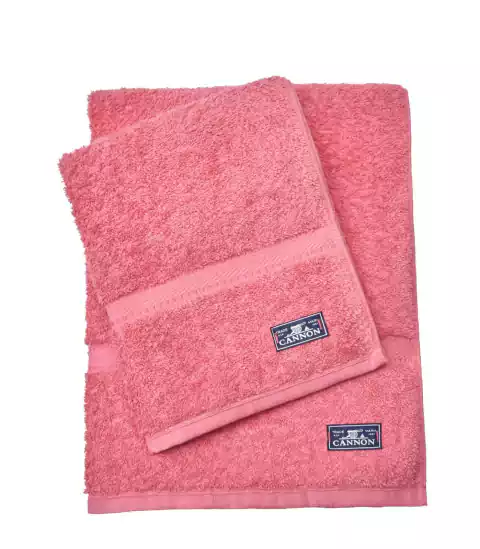 Juego Toalla y Toallon Cannon Absorbency 520gr - Rosa