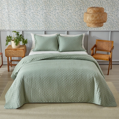 Set Cubrecama con Fundas Royal - Verde.