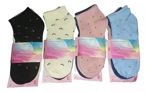 PACK X 12 PARES SOQUETES ADULTOS PREMIUM [TALLES 37 AL 39] - comprar online