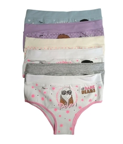 DOCENA CULOTTES NIÑAS 100% ALG PREMIUM (T. 6/8).