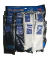 DOCENA MEDIAS COLEGIALES COLORES SURTIDOS AZULES & BLANCAS (T. 34 AL 39). - comprar online