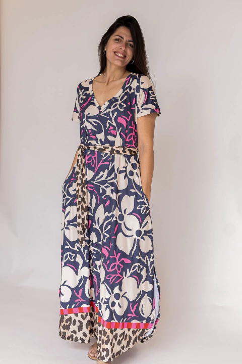 VESTIDO LARGO CATANIA MODAL SOFT - comprar online