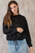 SWEATER BLACK TEJIDO CON CORDON en internet