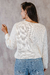 SWEATER CREAM TEJIDO CON CORDON