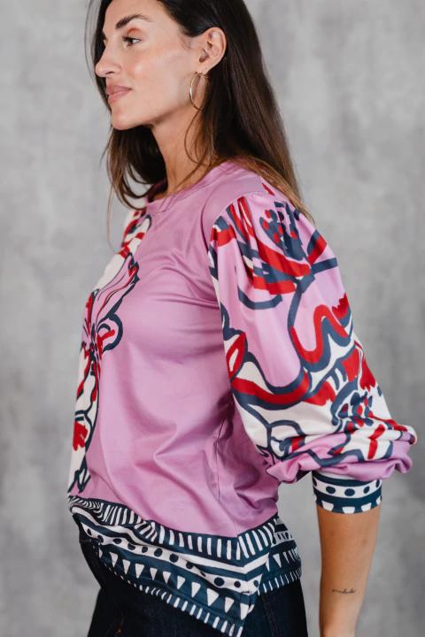 REMERA BERNA MODAL GAMUZADO - comprar online