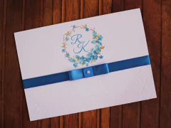 Convite de casamento - Relevo - Textura