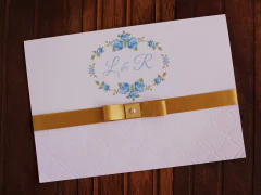 Convite de casamento - Relevo - Textura