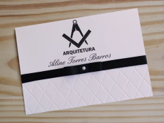 Convite de formatura Arquitetura com Relevo - comprar online