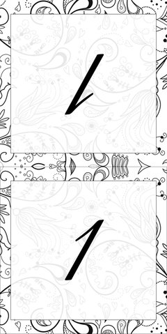 Numeral para mesa - comprar online