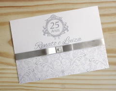 Convite para Bodas de prata - comprar online