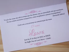 Convite Casamento - Relevo - Textura - comprar online