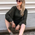 Blusa Tricot Manga Bufante Verde - Mariah Closet Boutique