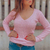 Blusa Tricot Basic Tranças