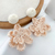 Brinco de Palha Botton com Flor - comprar online