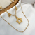 Colar Duplo Folheado a Ouro 18k Estrelas - comprar online