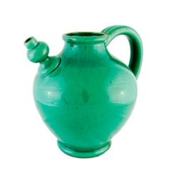 Jarro Cerâmico Craquelê Verde-Água - Elegância e Originalidade para Sua Casa na internet