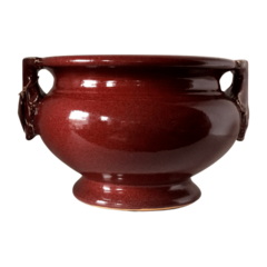 Cachepot (vaso) Rústico Cerâmica Brilhante Acabamento Glaze na internet
