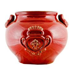 Cachepot (vaso) Cerâmica Brilhante Com Acabamento Tipo Glaze na internet