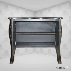 Rococó Harlequin Low Cabinet Black and White (87cm) - (ACH004) on internet