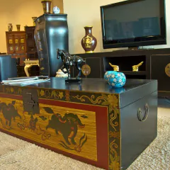 Oriental Artisan Trunk Foo Dogs (122cm) - (NH0020C) - buy online