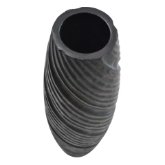 Tall Spiral Sculpted Wooden Vase (46 cm) - UNIQUE Collection (AU1323) - buy online