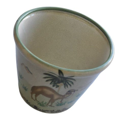 Maceta Cerámica Dromedario Ruta de la Seda Craquelada - Colección African (CJ0064) - tienda online