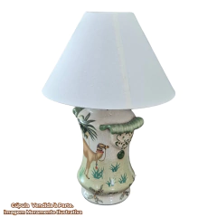 Abajur Base Cerâmica Camelo Rota da Seda (31cm) - (CJ0082A) - Columbus Gold