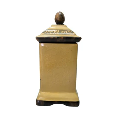 Potiche Decorativo Coleção Safari Elefantes da Índia, Cerâmica (CJ0108) - loja online