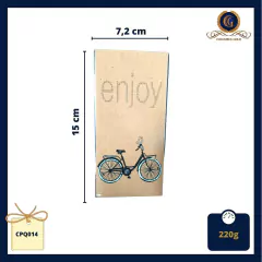 Mini Quadro Cerâmico Bicicleta Vintage "Enjoy" - Produção Brasileira (CPQ014) - comprar online