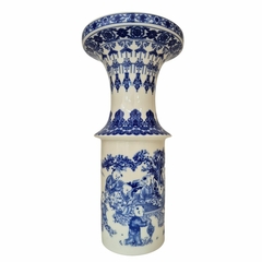 Vaso de Porcelana Chinesa da Coleção Classic: Elegância Atemporal para Seu Lar - Columbus Gold
