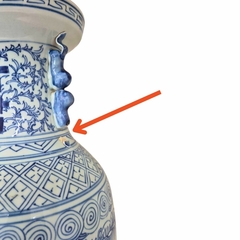 Exclusividade e Elegância com um Toque de História: Vaso de Porcelana Chinesa - Peça Única de Showroom - loja online