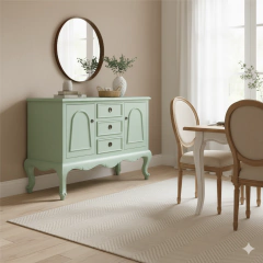 Provencal Romantic Buffet White (124cm) - (NQ90320) - online store