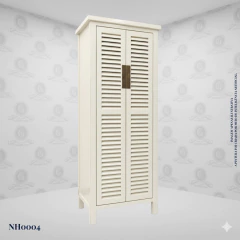 Chinese Louver Door Cabinet Black (170cm) - (NH0004) on internet