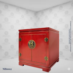 Classic Oriental Lacquer Nightstand (60cm) - (NH0012)