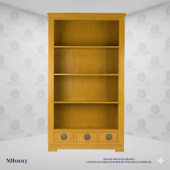 Image of Chinese Classic Deep Blue Shelf (190cm) - (NH0013B)