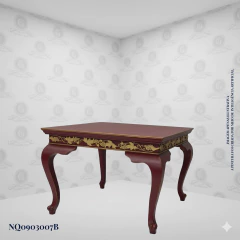 Oriental Hand Carved Coffee Table Gold (77cm) - (NQ0903007B) - online store