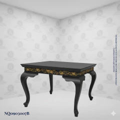 Oriental Hand Carved Coffee Table Gold (77cm) - (NQ0903007B) on internet
