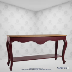 Louis XV Rococó Sideboard Black and Natural Wood (160cm) - Customizable - (NQ90316) on internet