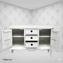 Provencal Romantic Buffet White (124cm) - (NQ90320) - buy online