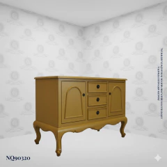 Provencal Romantic Buffet White (124cm) - (NQ90320) on internet