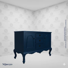 Provencal Romantic Buffet White (124cm) - (NQ90320) - buy online