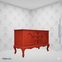 Provencal Romantic Buffet White (124cm) - (NQ90320) - online store